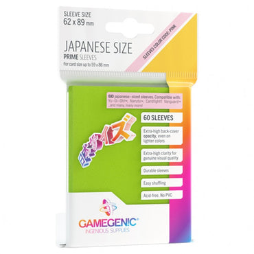Prime Japanese Sized Sleeves Lime