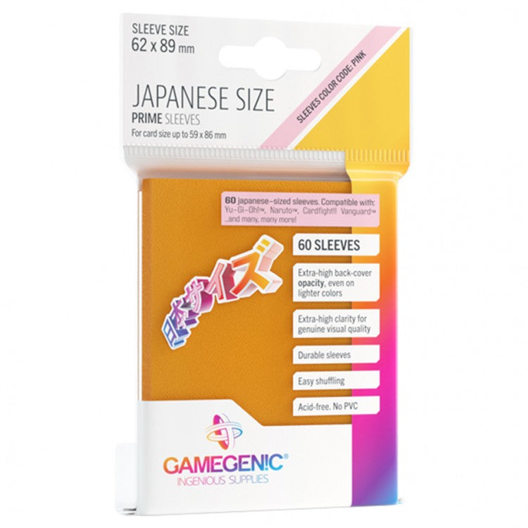 Prime Japanese Sized Sleeves Orange