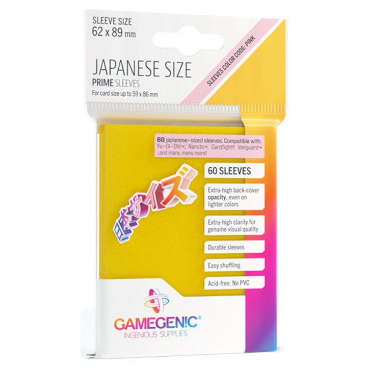 Prime Japanese Sized Sleeves Yellow