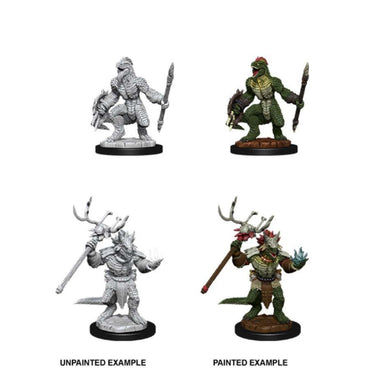 Dungeons and Dragons: Nolzur's Marvelous Unpainted Miniatures: Lizardfolk and Lizardfolk Shaman