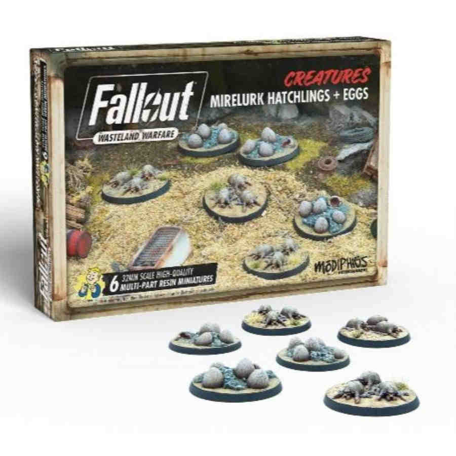 Fallout Wasteland Warfare: Mireluck Hatchlings And Eggs Expansion