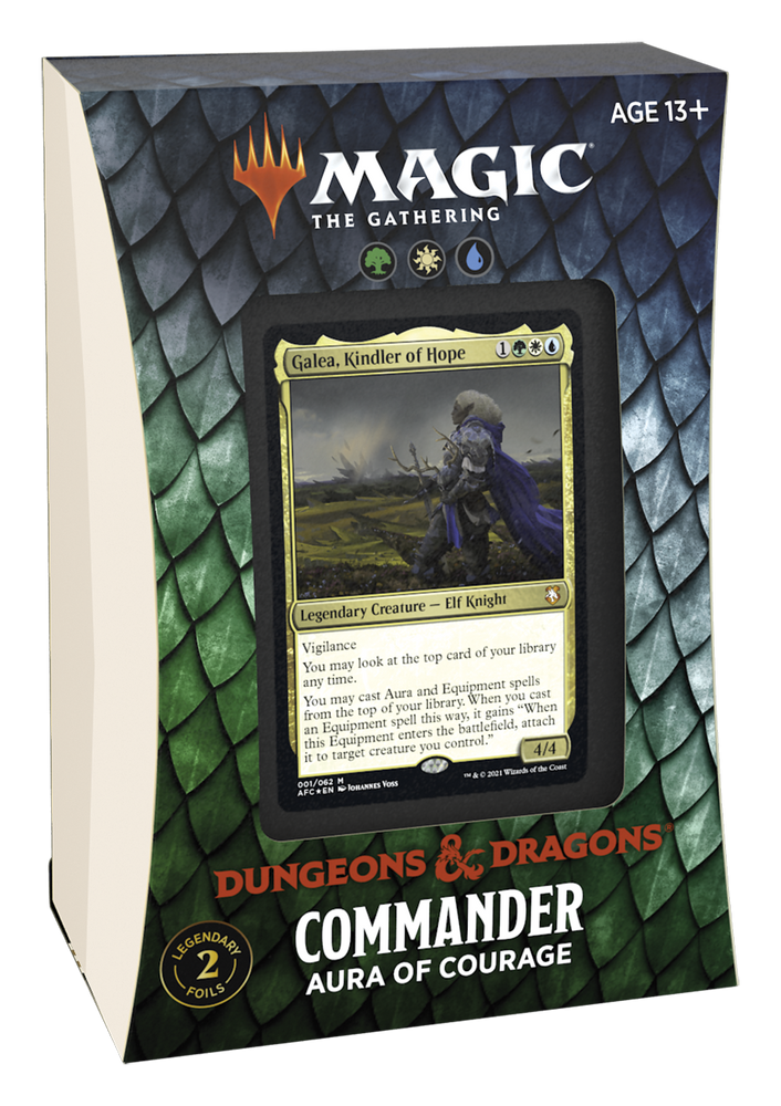 Magic: The Gathering: Adventures in The Forgotten Realms Commander Deck – Aura of Courage