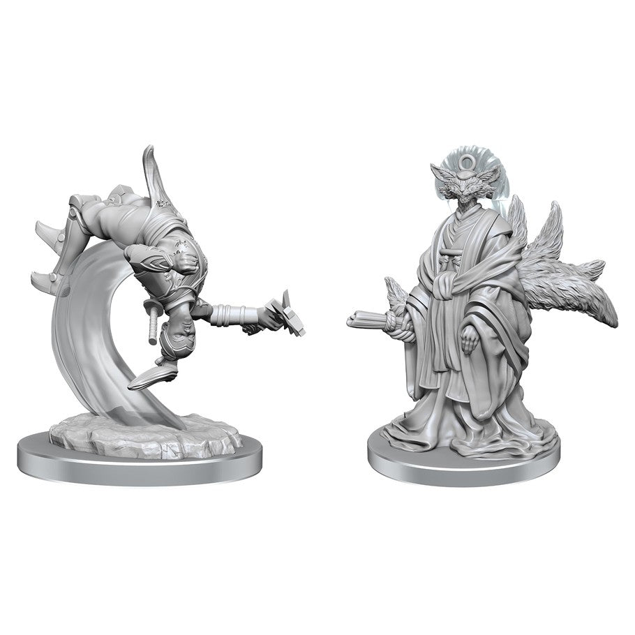Magic The Gathering Unpainted Miniatures: Kotose & Light-Paws