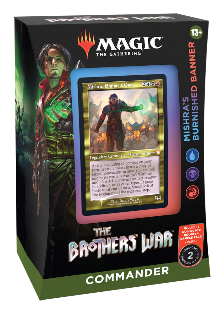 Magic the Gathering: The Brothers War: Commander Deck: Mishra's Burnis Magic the Gathering: The Brothers War: Commander Deck: Mishra's Burnis