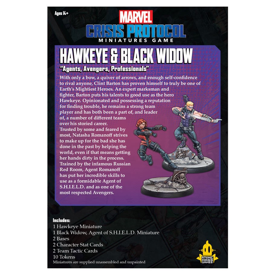Marvel: Crisis Protocol - Hawkeye and Black Widow