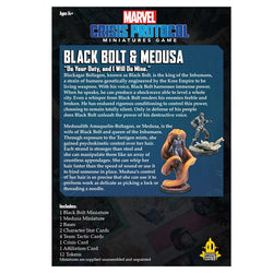 Marvel Crisis Protocol: Black Bolt and Medusa Pack