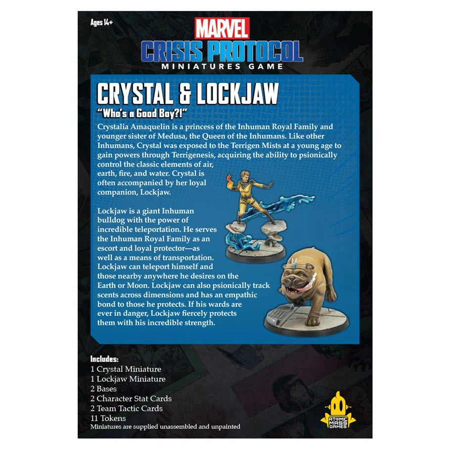Marvel Crisis Protocol: Crystal and Lockjaw Pack