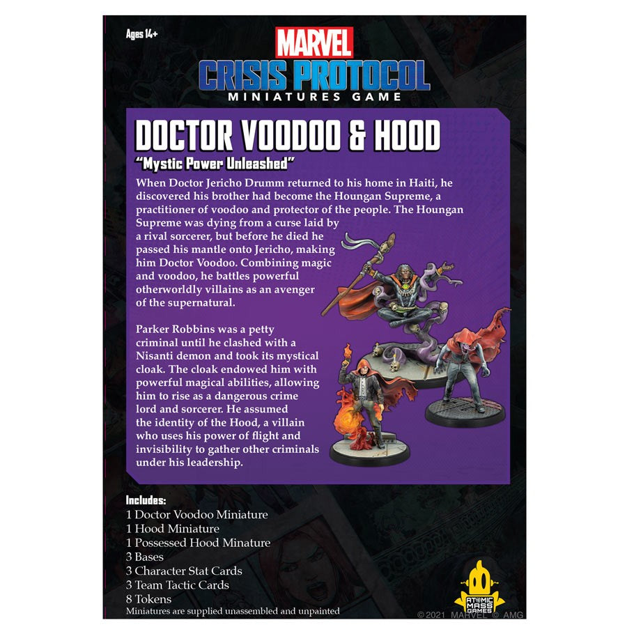 Marvel Crisis Protocol: Doctor Voodoo and Hood Character Pack