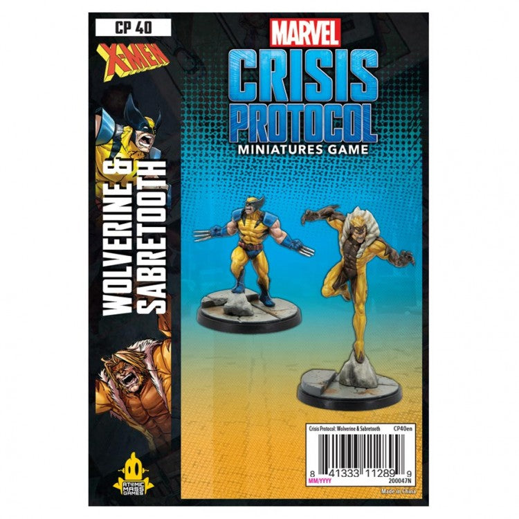 Marvel Crisis Protocol: Wolverine and Sabertooth Pack
