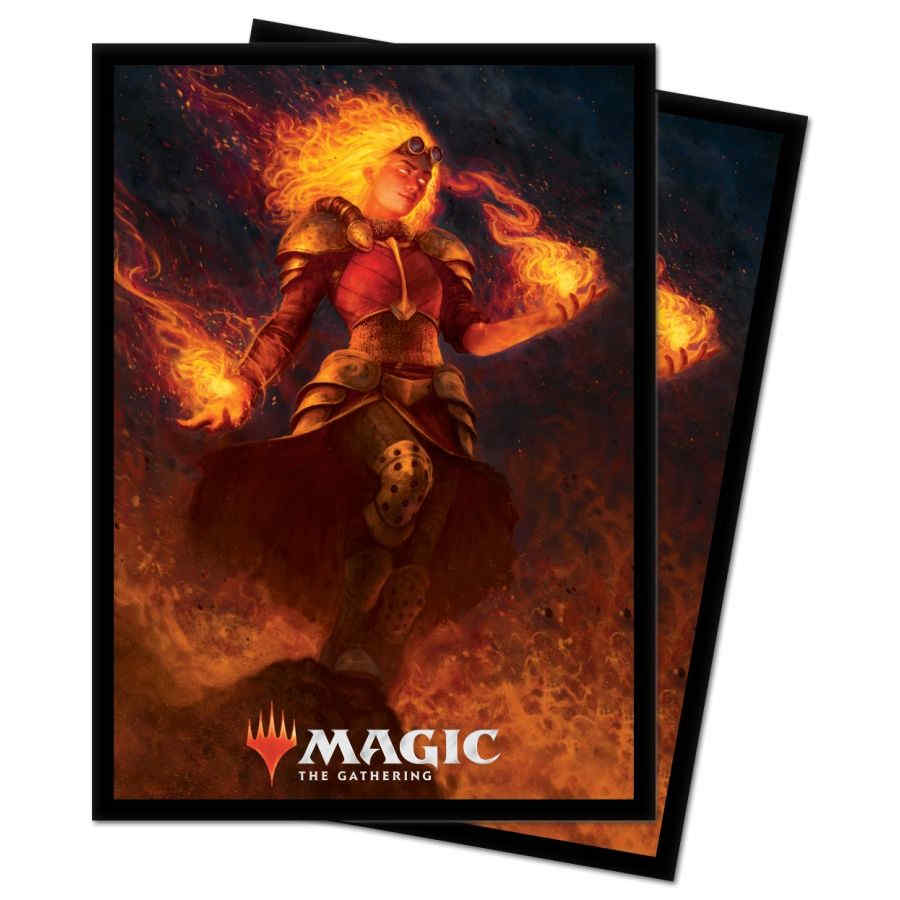 Matte Deck Protector Sleeves: Core Set 2021 Chandra Heart of Fire (100 ct)
