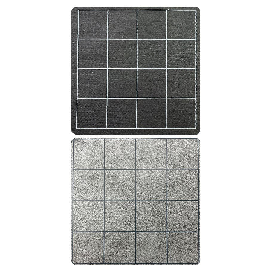 Megamat Reversible (1-inch): Black-grey Squares (34.5 Inches X 48 Inches)