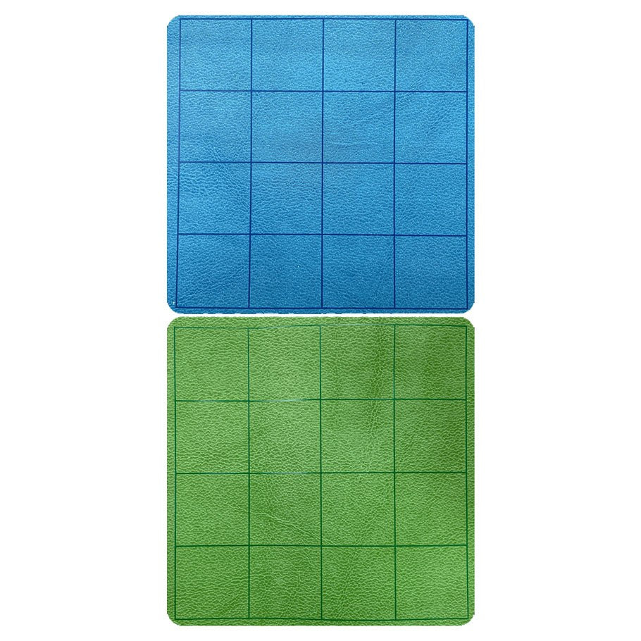 Megamat Reversible (1-inch): Blue-green Squares (34.5 Inches X 48 Inches)