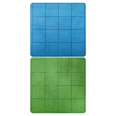 Megamat Reversible (1-inch): Blue-green Squares (34.5 Inches X 48 Inches)