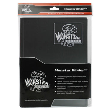 Monster Binder - 9 Pocket - Matte Black