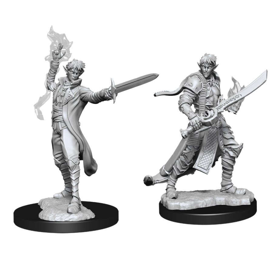 Pathfinder: Deep Cuts Unpainted Miniatures - Male Elf Magus