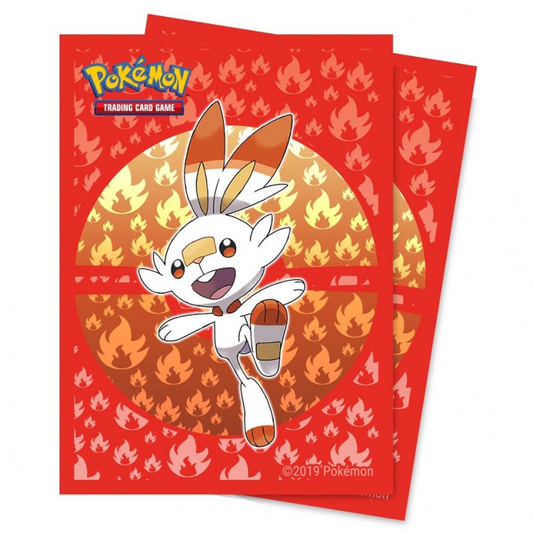 Pokemon Sword and Shield: Galar Scorbunny Sleeves