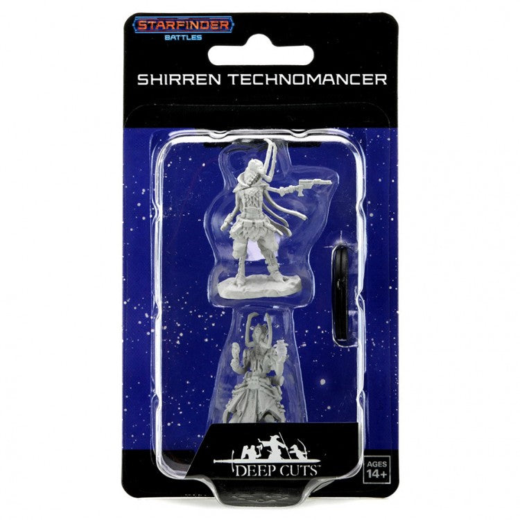 Starfinder: Deep Cuts Unpainted Miniatures: W15 Shirren Technomancer