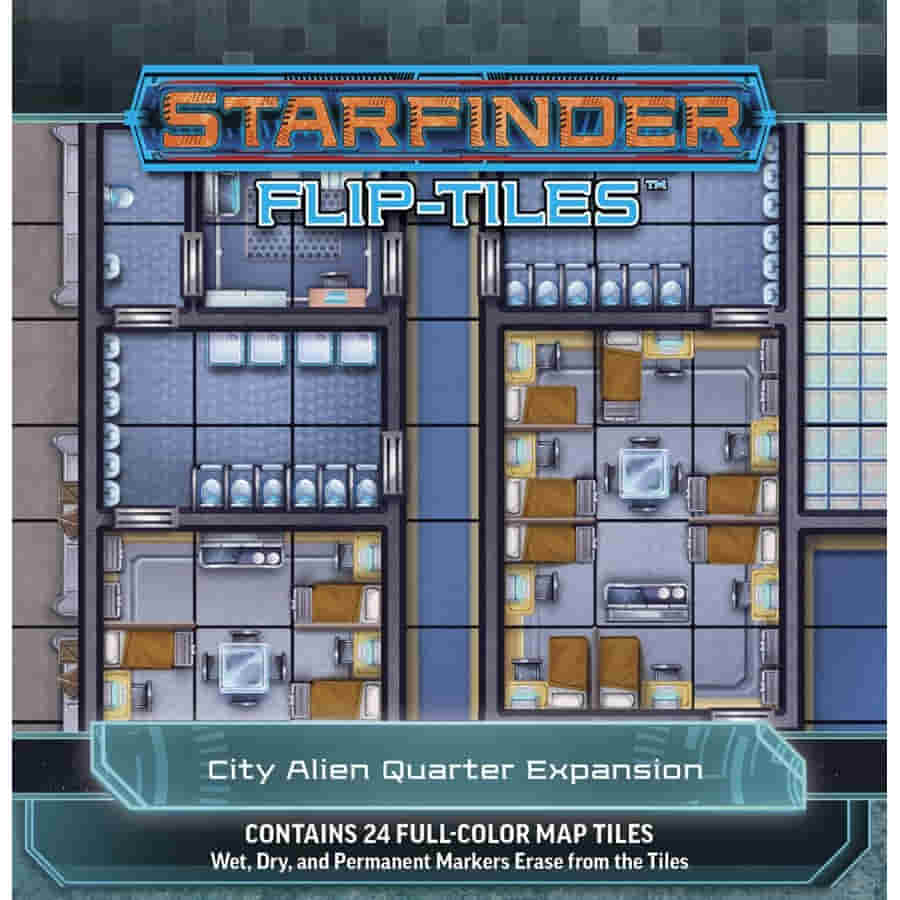 Starfinder Rpg: Flip-Tiles: City Alien Quarter Expansion
