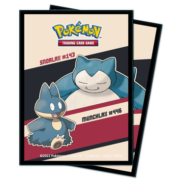 Ultra Pro: Pokemon Deck Protector Sleeves: Snorlax & Munchlax (65ct)