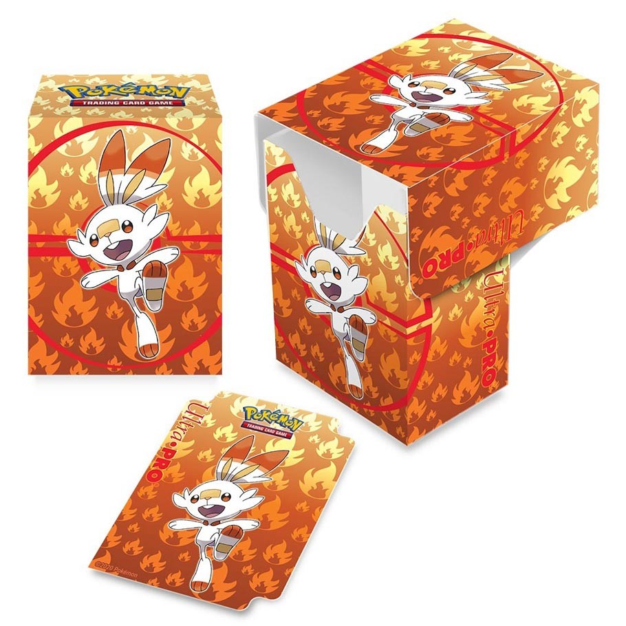 Ultra Pro: Pokemon Deck Box - Sword and Shield: Galar Starters - Scorbunny
