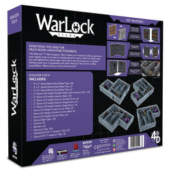 Warlock Tiles : Dungeon Tiles 2: Full Height Stone Walls