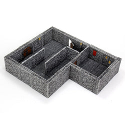 Warlock Tiles : Dungeon Tiles 2: Full Height Stone Walls
