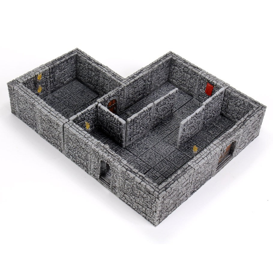 Warlock Tiles : Dungeon Tiles 2: Full Height Stone Walls Expansion