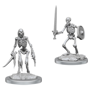 Wizkids Deep Cuts Unpainted Miniatures: W18 Skeletons