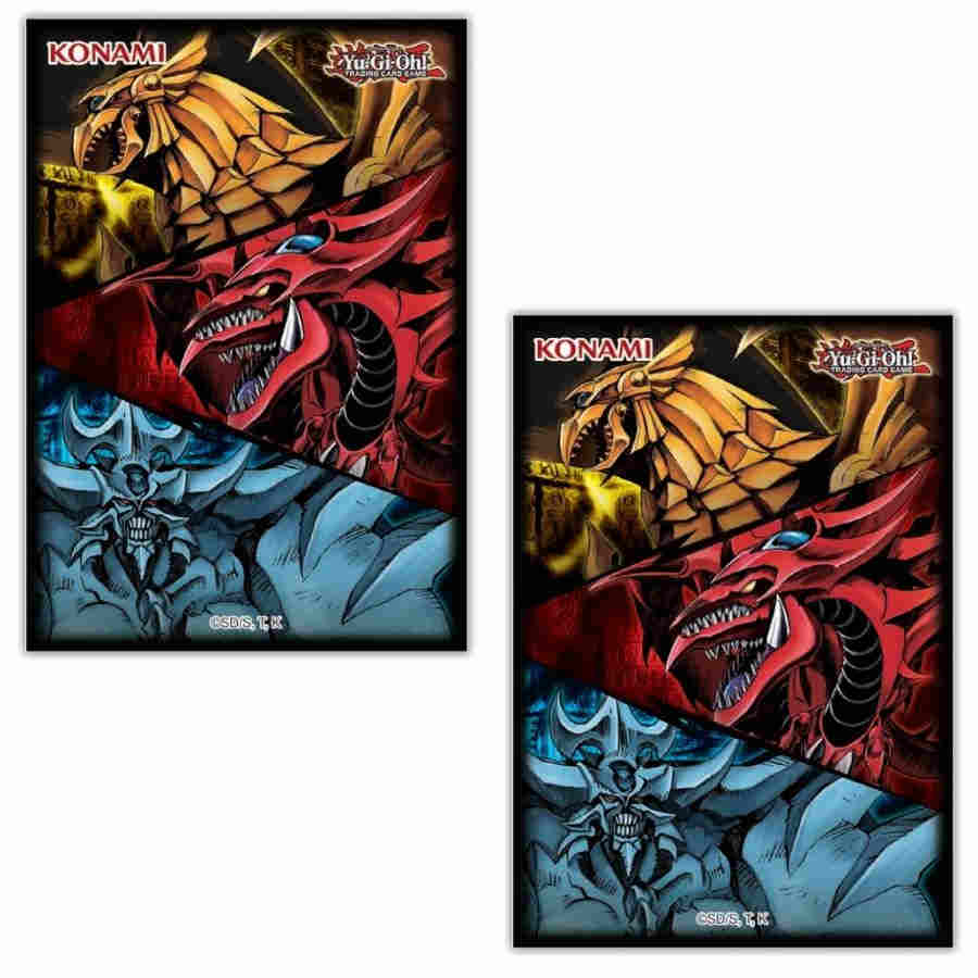 Yu-Gi-Oh!: Card Sleeves: Slifer, Obelisk, and Ra (50 Ct