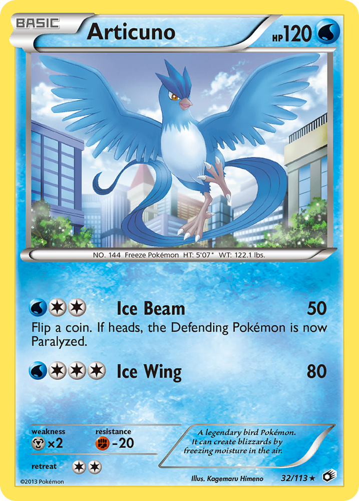 Articuno (32/113) [Black & White: Legendary Treasures]