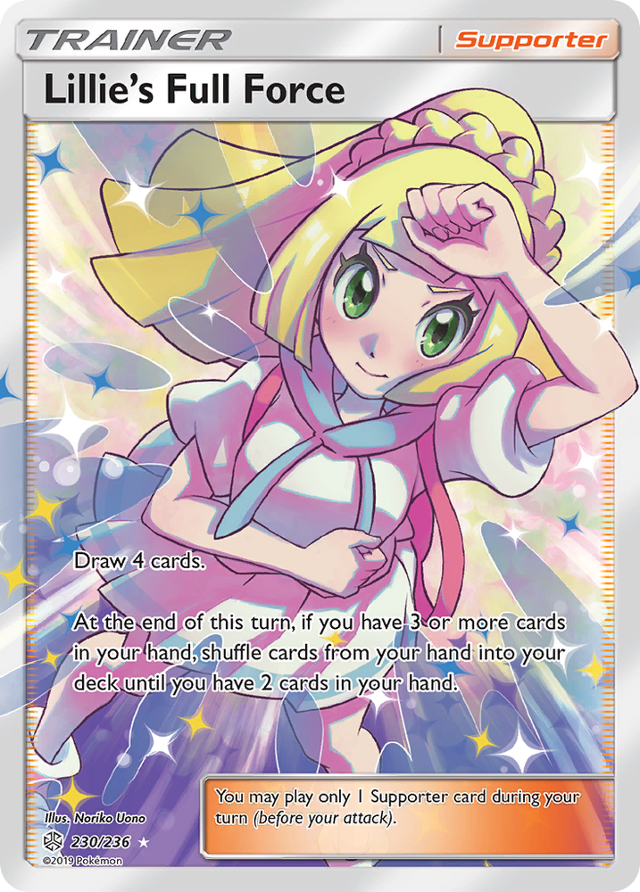 pokemon sun and moon lillie card - & - Cosmic Eclipse - Lillie's Full Force end display Pokemon card showcase: Lillie full