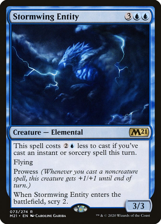 mtg core set 2021 cards Stormwing Entity [Core Set 2021]