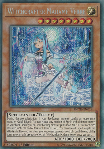 Witchcrafter Madame Verre [INCH-EN019] Secret Rare