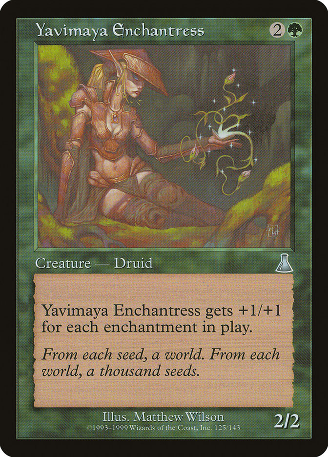 Yavimaya Enchantress [Urza's Destiny]