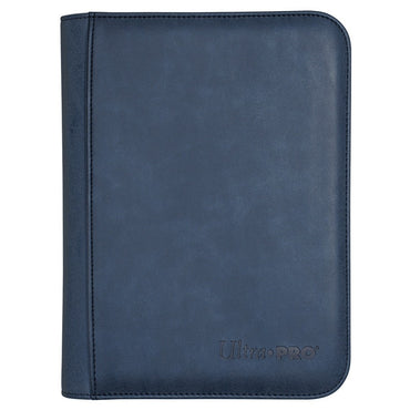 Ultra Pro: Suede Collection 4 Pocket Zippered Pro-Binder - Sapphire