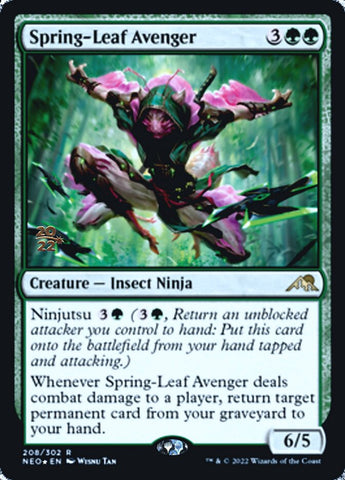 Spring-Leaf Avenger [Kamigawa: Neon Dynasty Prerelease Promos]