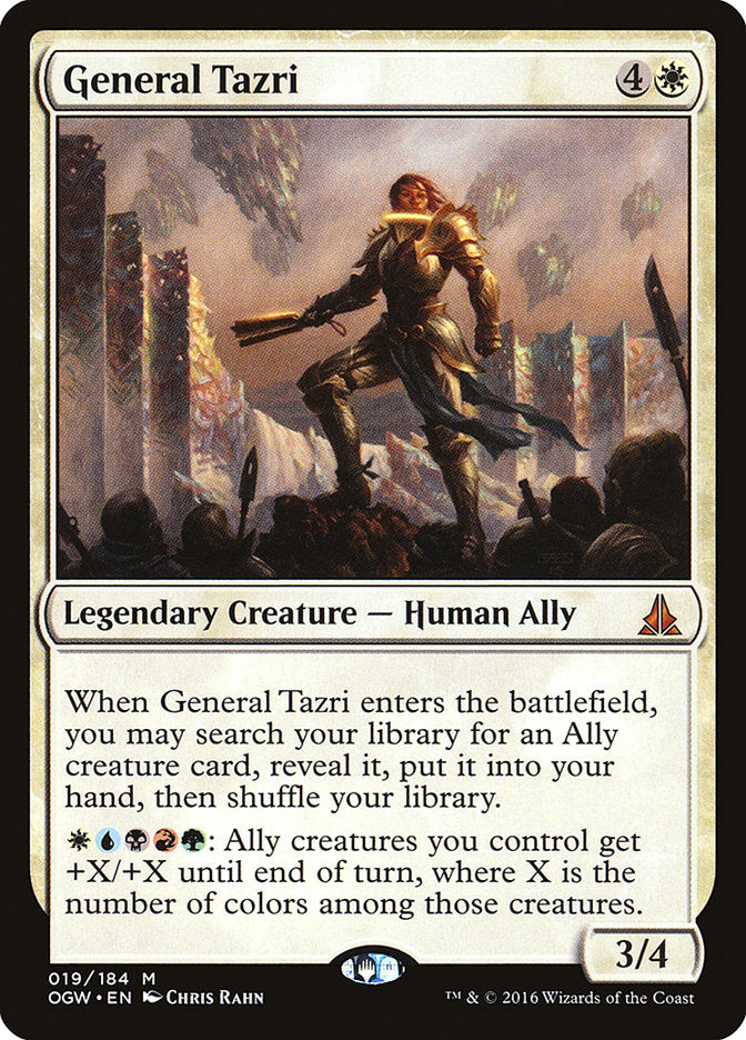mtg oath of the gatewatch cards General Tazri [Oath of the Gatewatch]