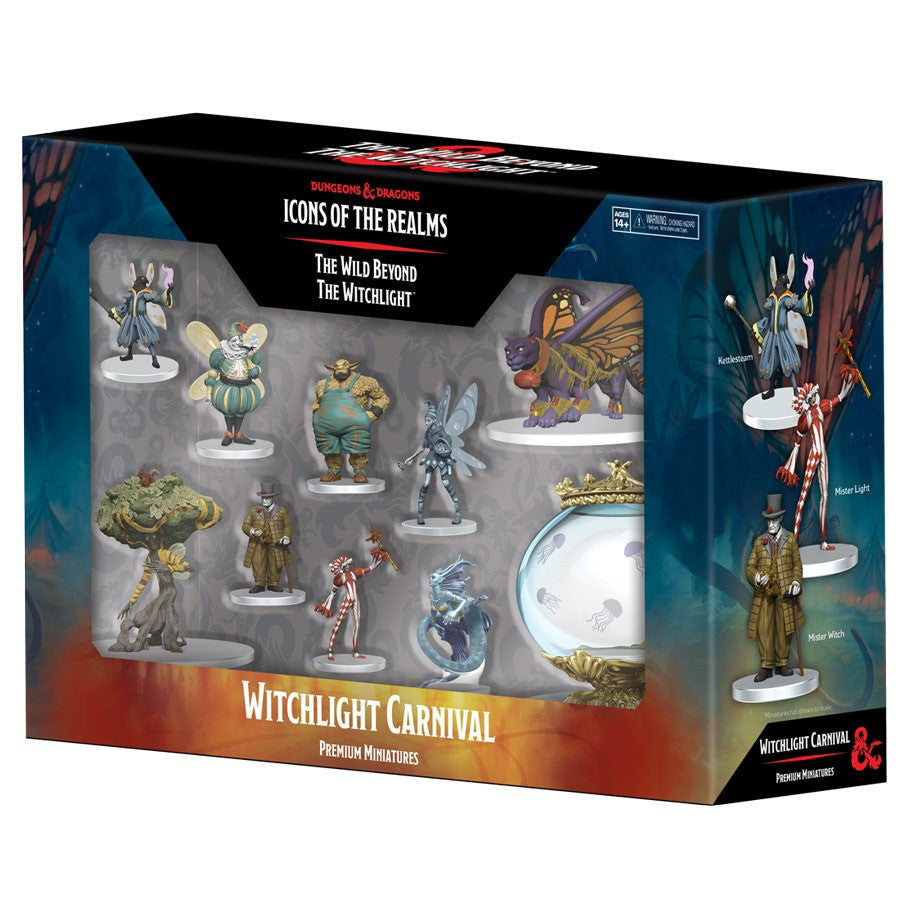 Dungeons and Dragons: Icons of The Realms Miniatures Set 20: The Wild Beyond the Witchlight: Witchlight Carnival Premium Set