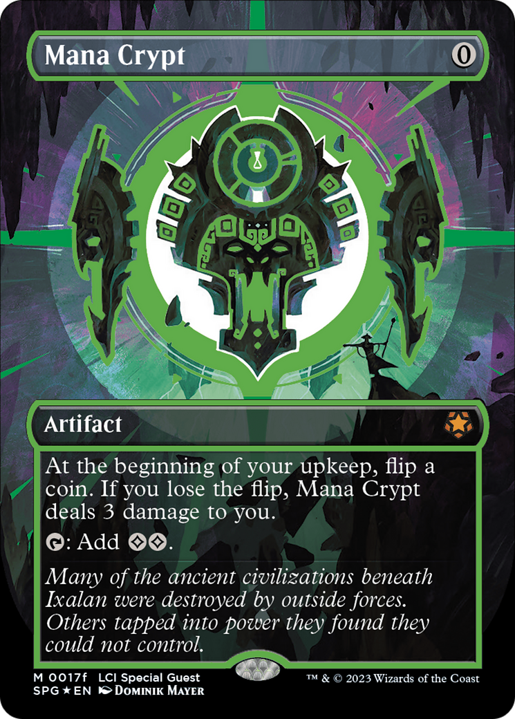 Mana Crypt (0017f) (Borderless) [The Lost Caverns of Ixalan Special Gu