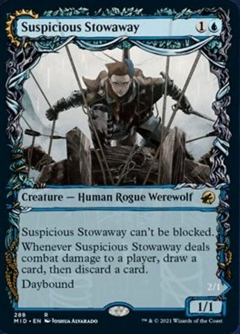 Suspicious Stowaway // Seafaring Werewolf (Showcase Equinox) [Innistrad: Midnight Hunt]