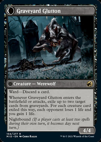 Graveyard Trespasser // Graveyard Glutton [Innistrad: Midnight Hunt]