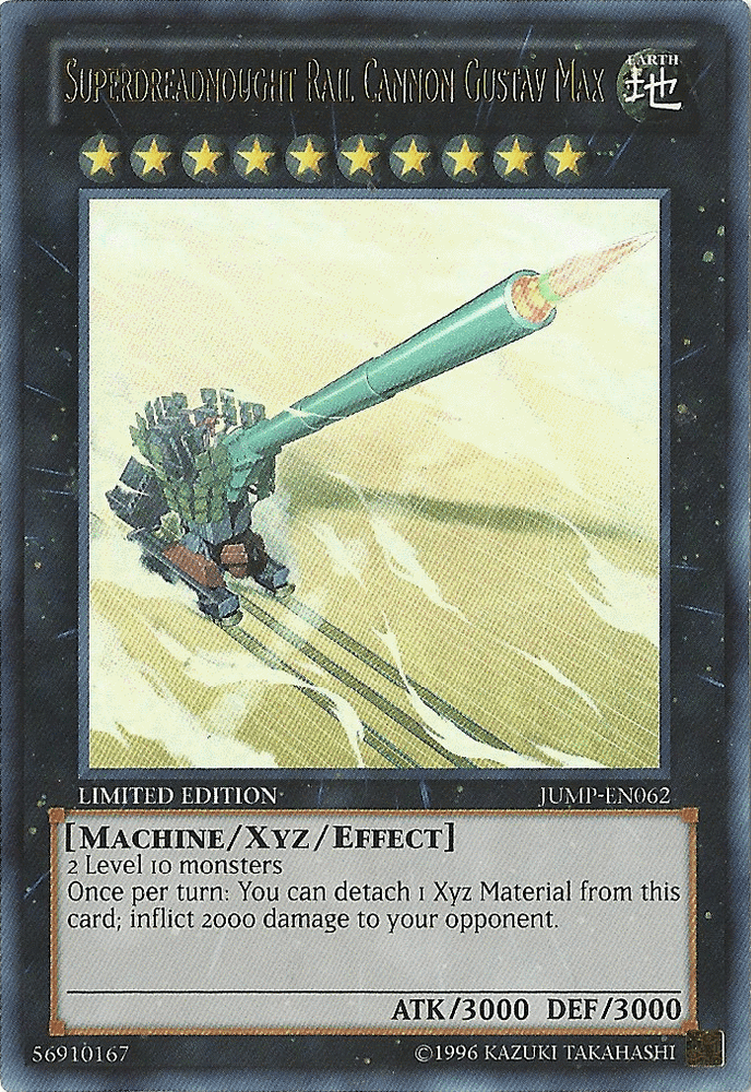 yugioh gustav max deck Superdreadnought Rail Cannon Gustav Max [JUMP-EN062] Ultra Rare