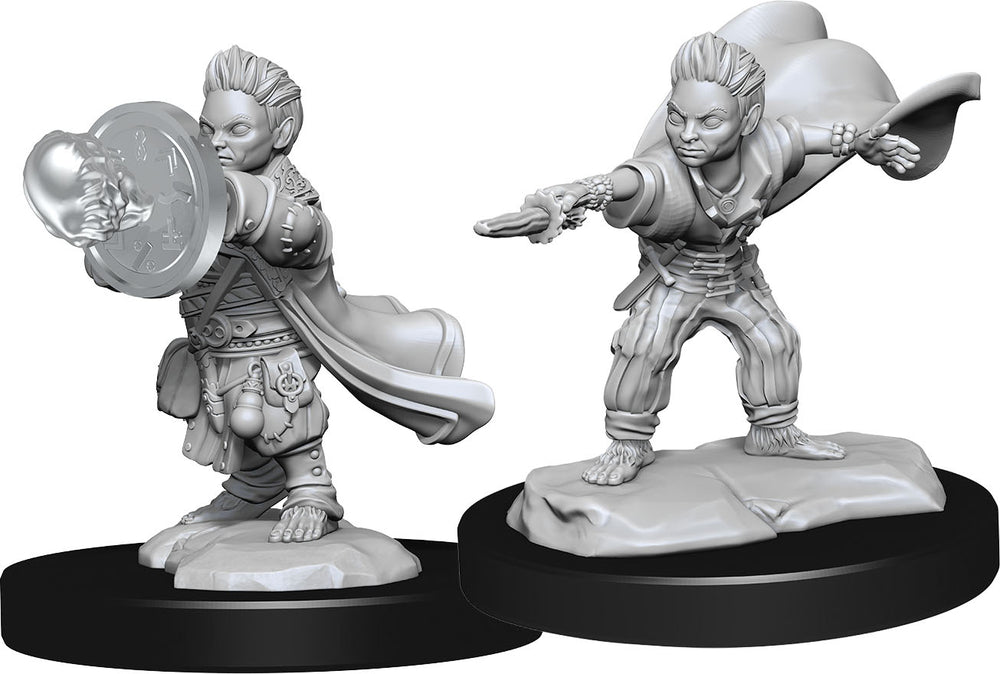 Pathfinder: Deepcuts Unpainted Miniatures: W14 Male Halfling Wizard