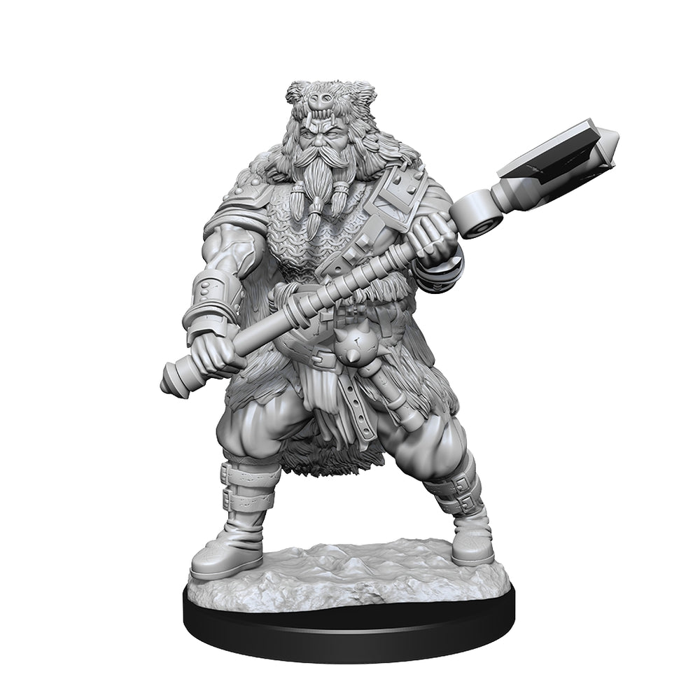 Dungeons and Dragons Nolzur's Marvelous Miniatures: W14 Male Human Barbarian