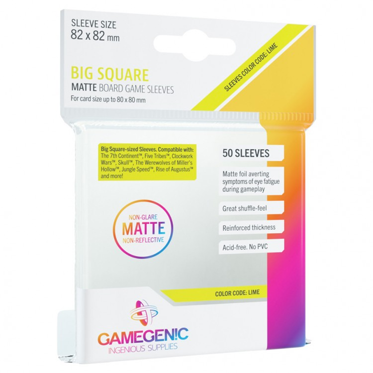 Matte: Big Square Lime (50)