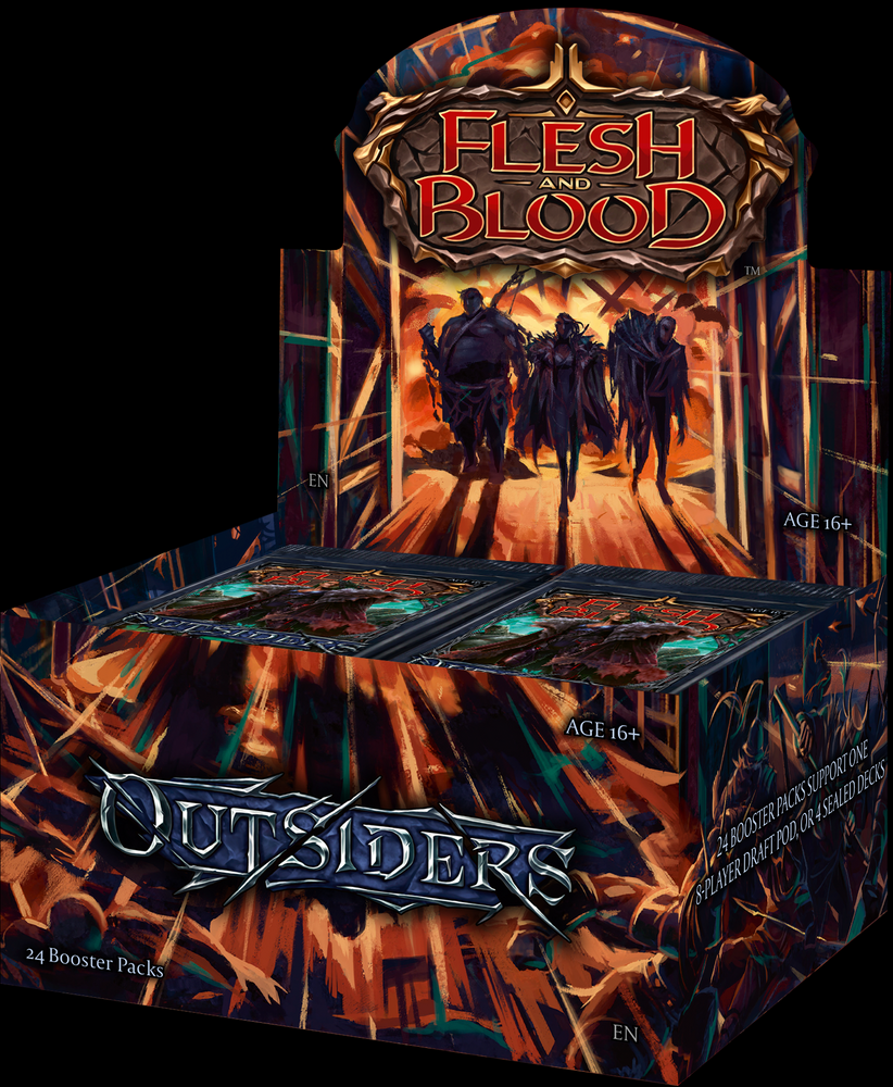 Flesh and Blood TCG: Outsiders Booster Box Display