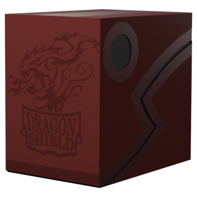 Deck Box: Double Shell: Blood Red black