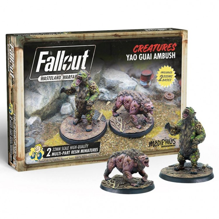 Fallout: WW: Creatures Yao Guai Ambush