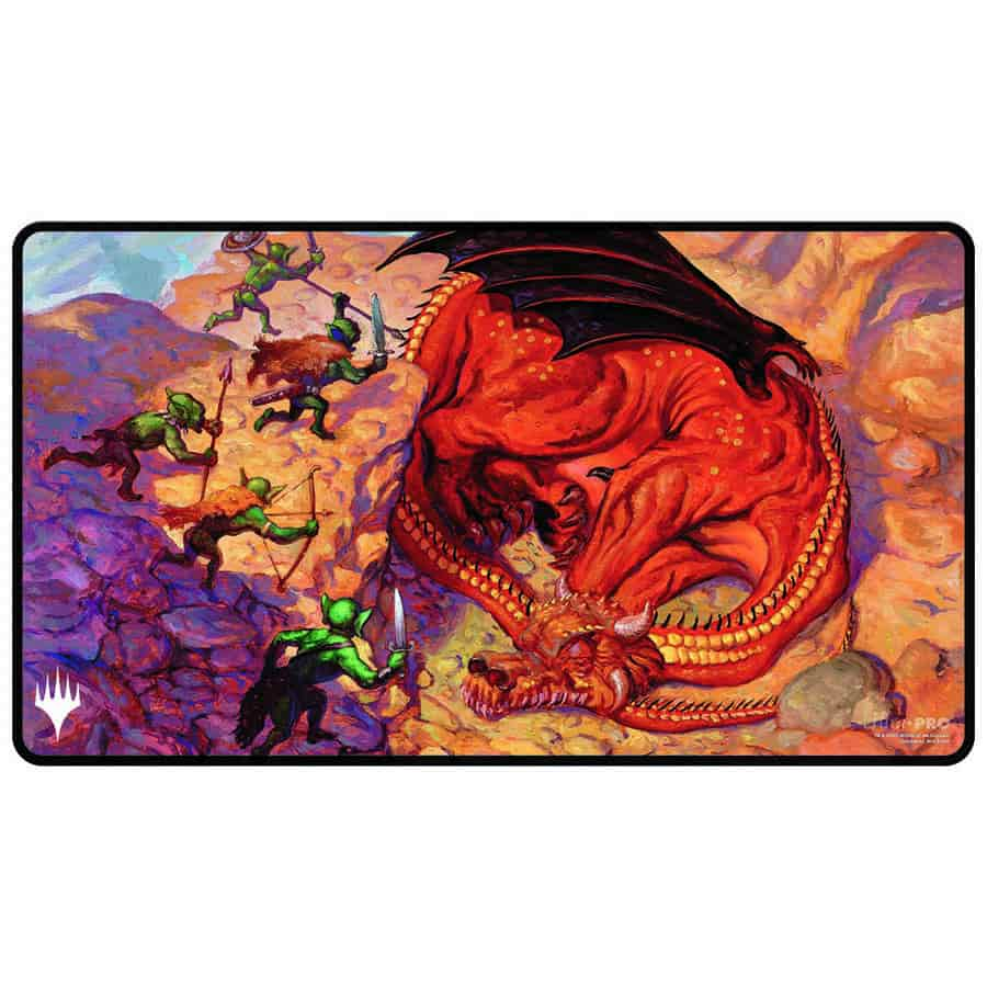 Magic The Gathering: Dominaria Remastered: Black Stitched Playmat V2