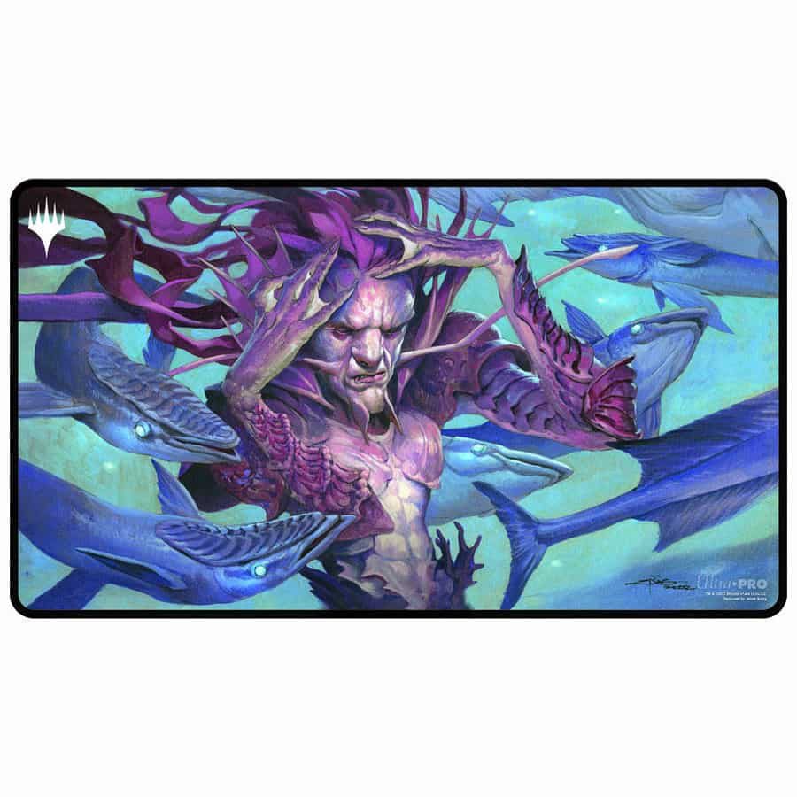 Magic The Gathering: Dominaria Remastered: Black Stitched Playmat V5